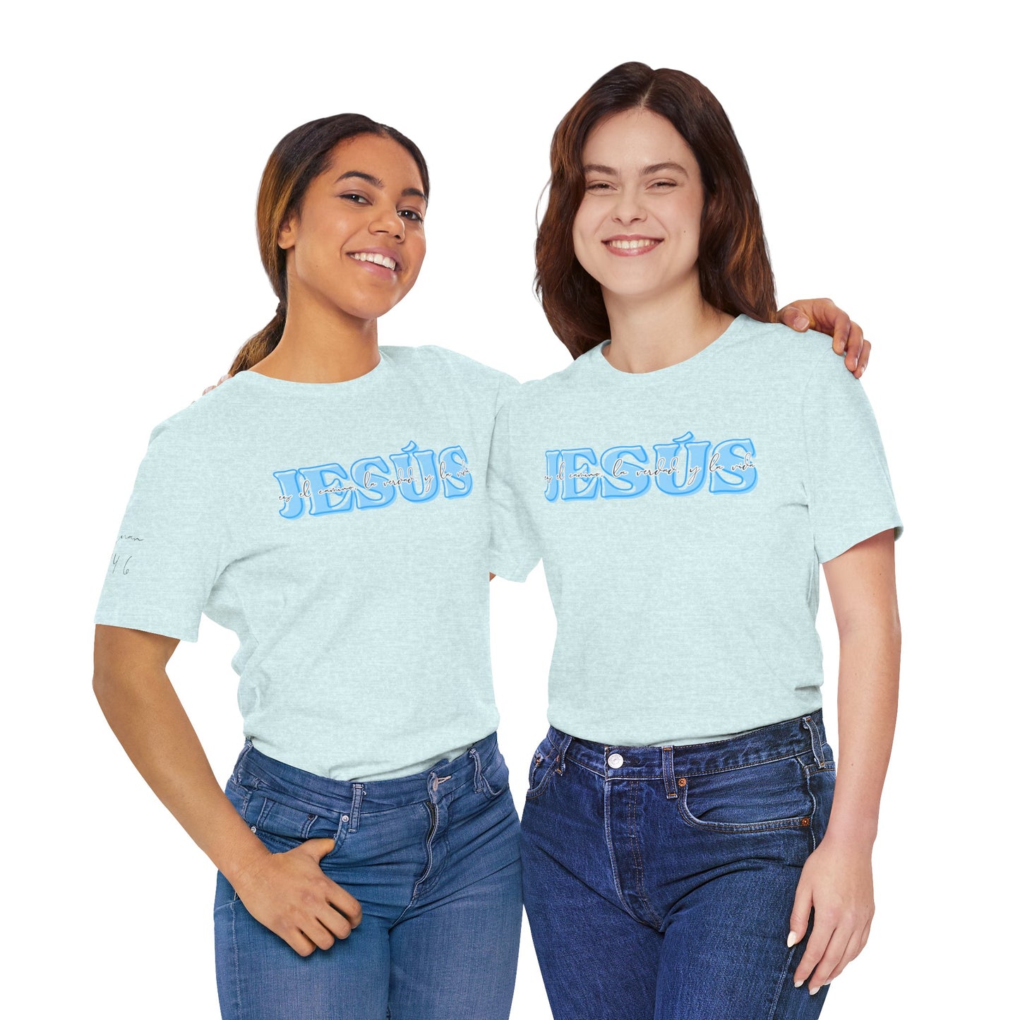 "Jesús es el camino, la verdad, y la vida" - Camiseta Adulto