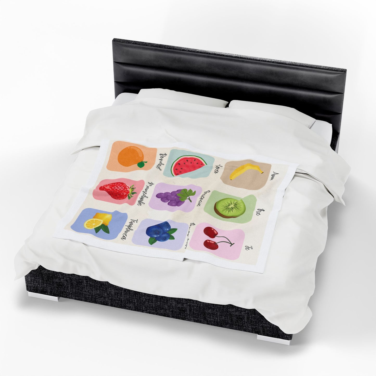 El Fruto del Espíritu- Velveteen Plush Blanket