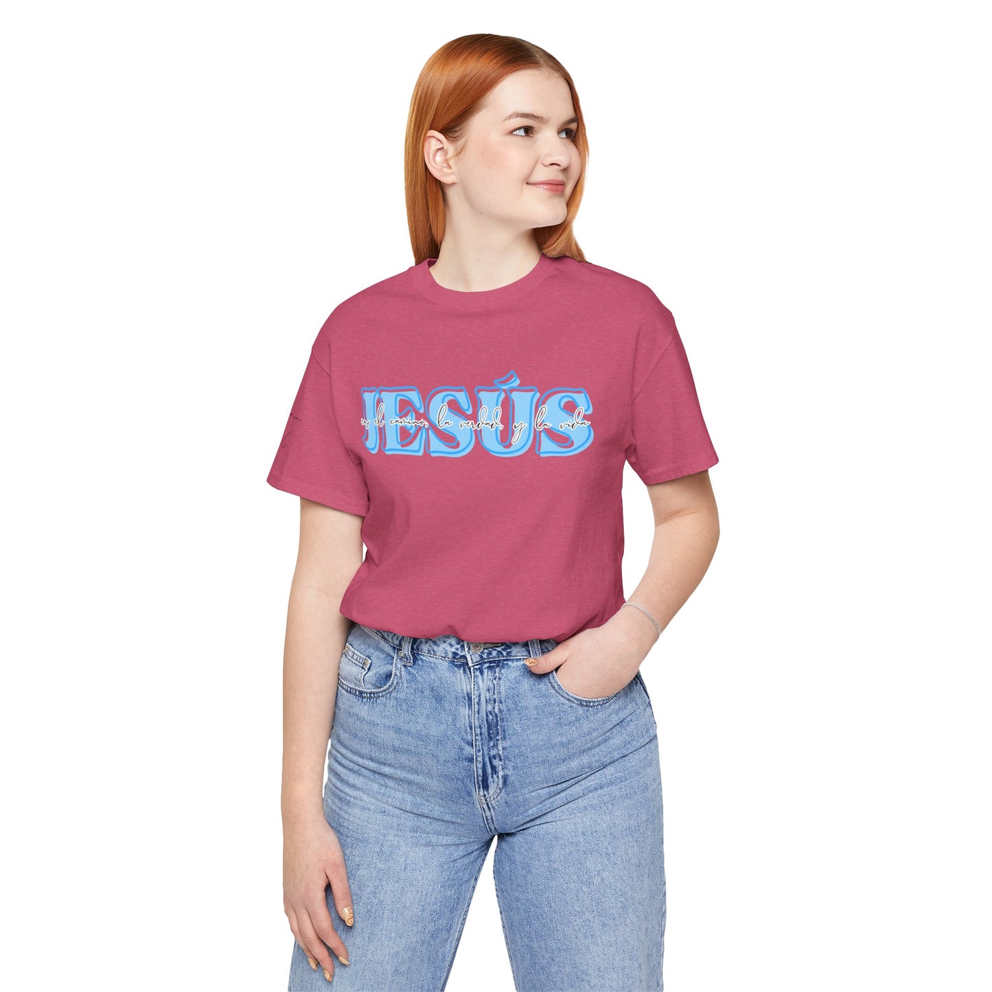 "Jesús es el camino, la verdad, y la vida" - Camiseta Adulto