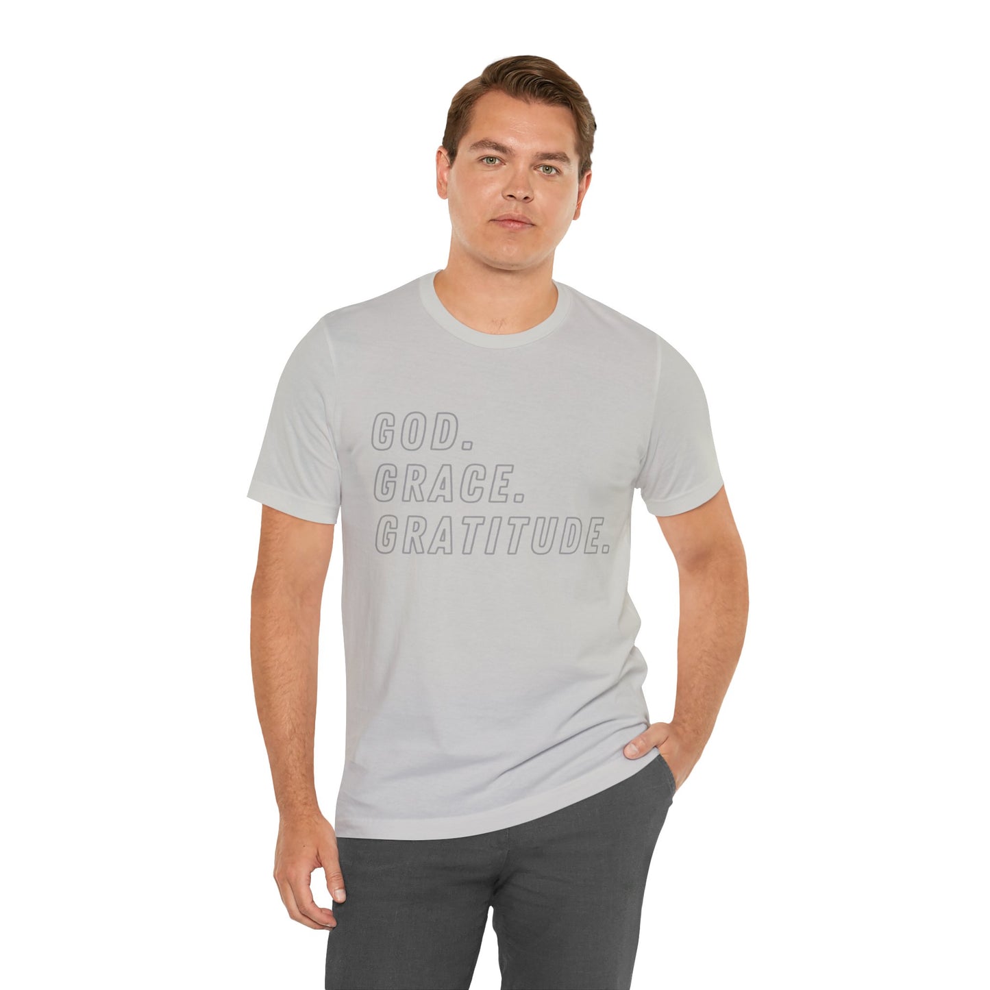 God Grace and Gratitude Jersey Short Sleeve Tee