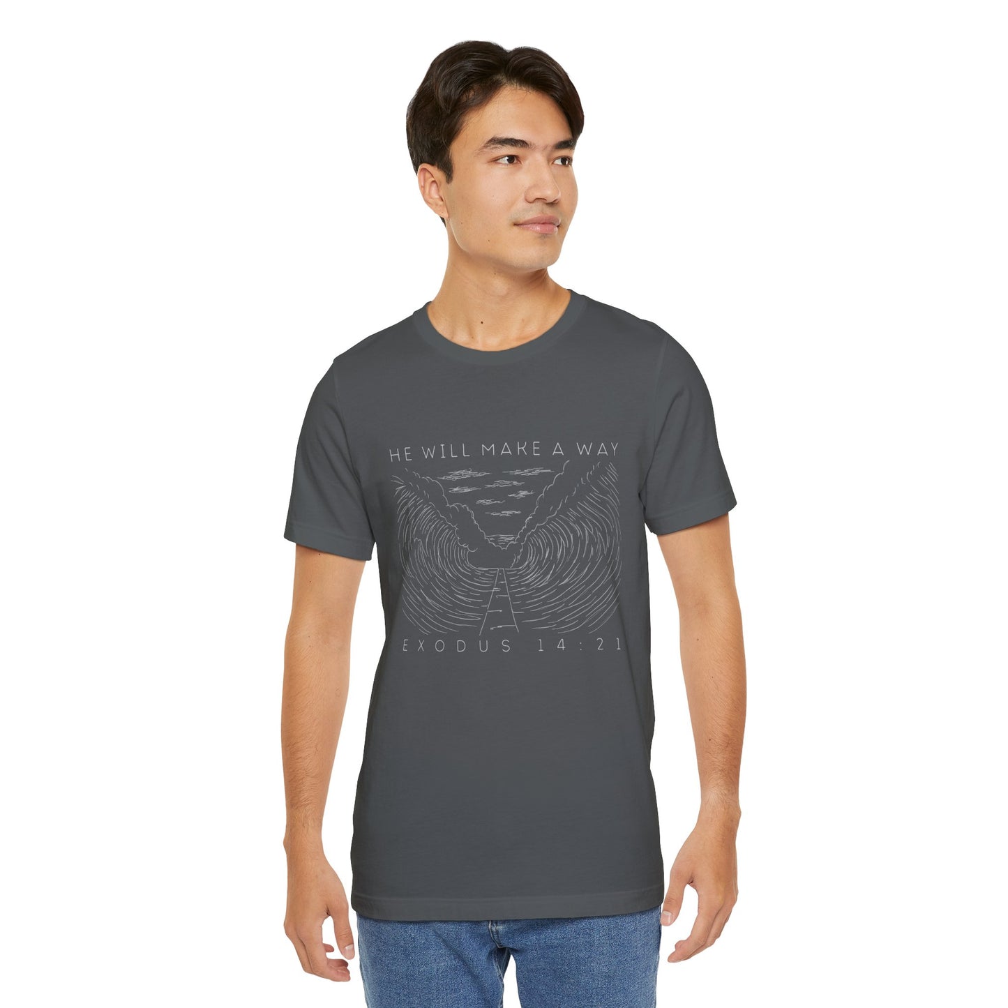Mens He Will Make a Way Short Sleeve Tee