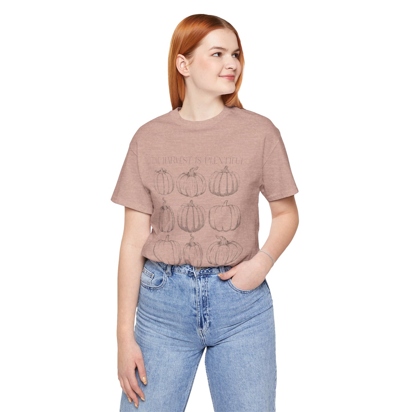 Ladies Harvest is Plentiful Jersey Short Sleeve Tee