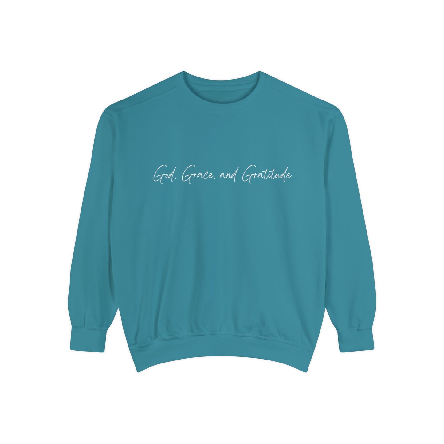 Ladies God, Grace, and Gratitude Sweatshirt