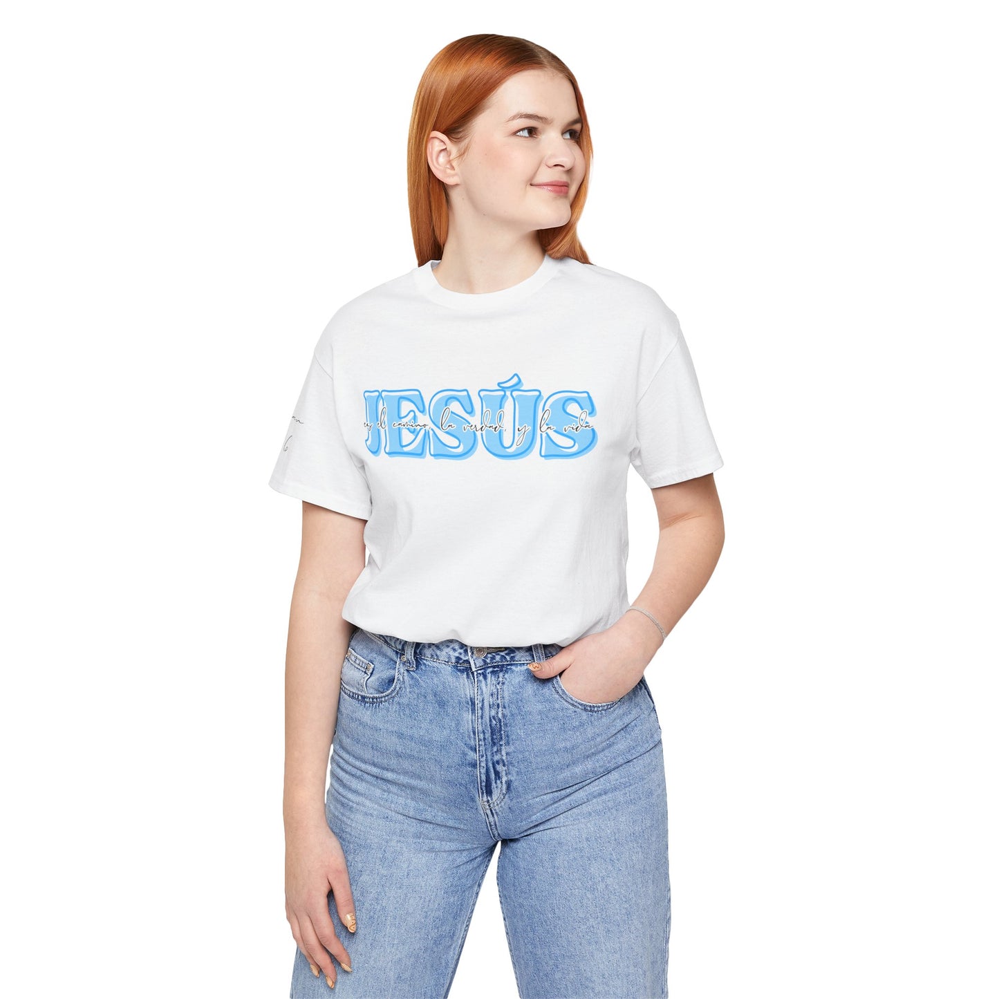 "Jesús es el camino, la verdad, y la vida" - Camiseta Adulto