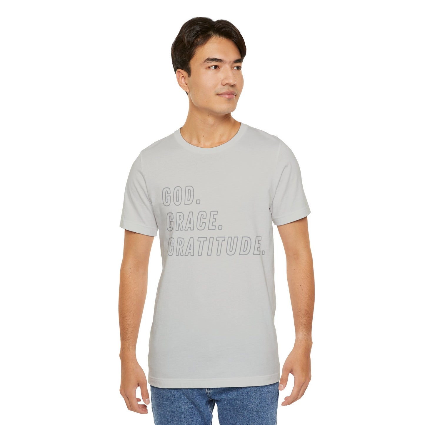 God Grace and Gratitude Jersey Short Sleeve Tee
