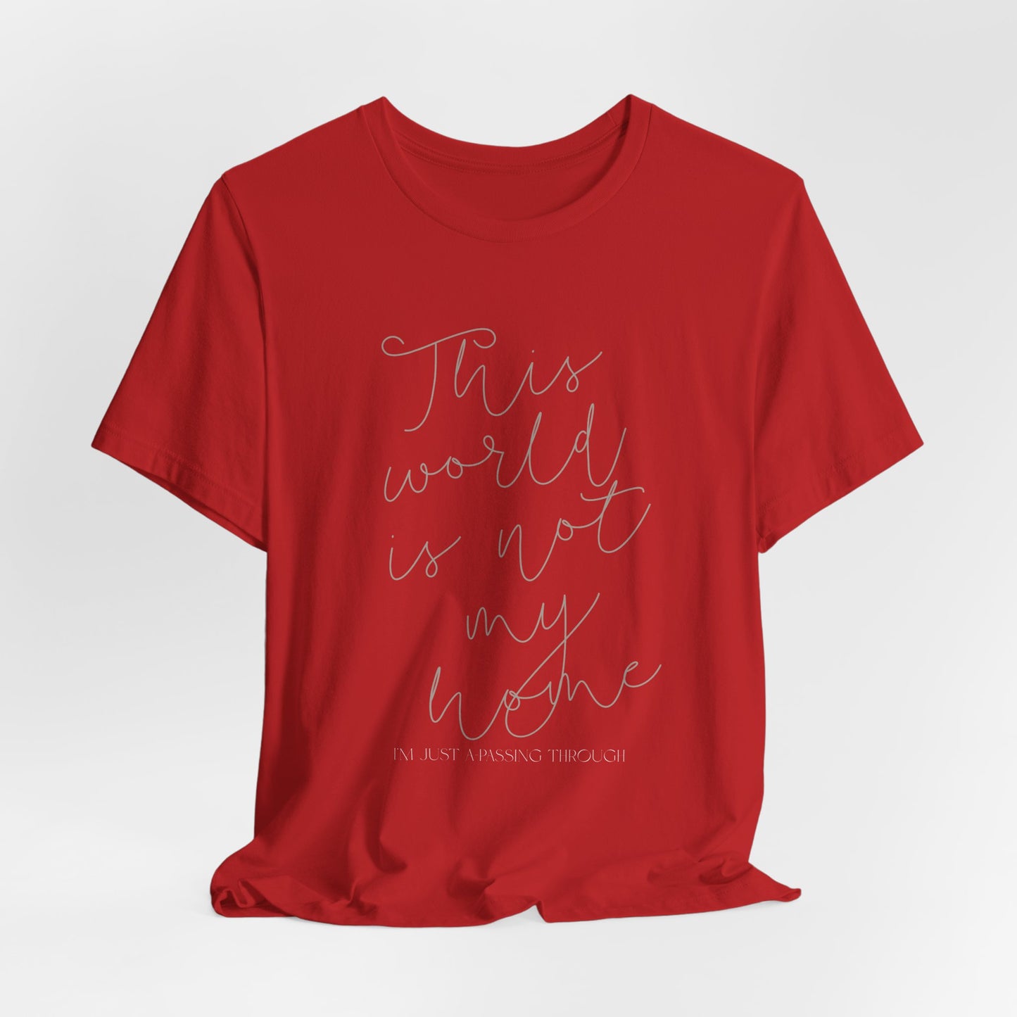 Ladies This World Is Not My Home Short Sleeve Tee
