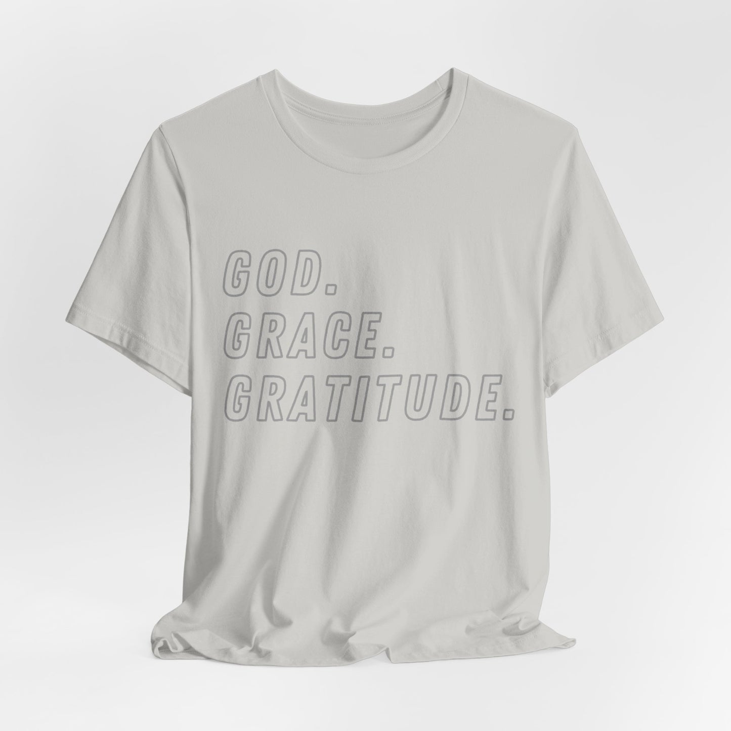 God Grace and Gratitude Jersey Short Sleeve Tee