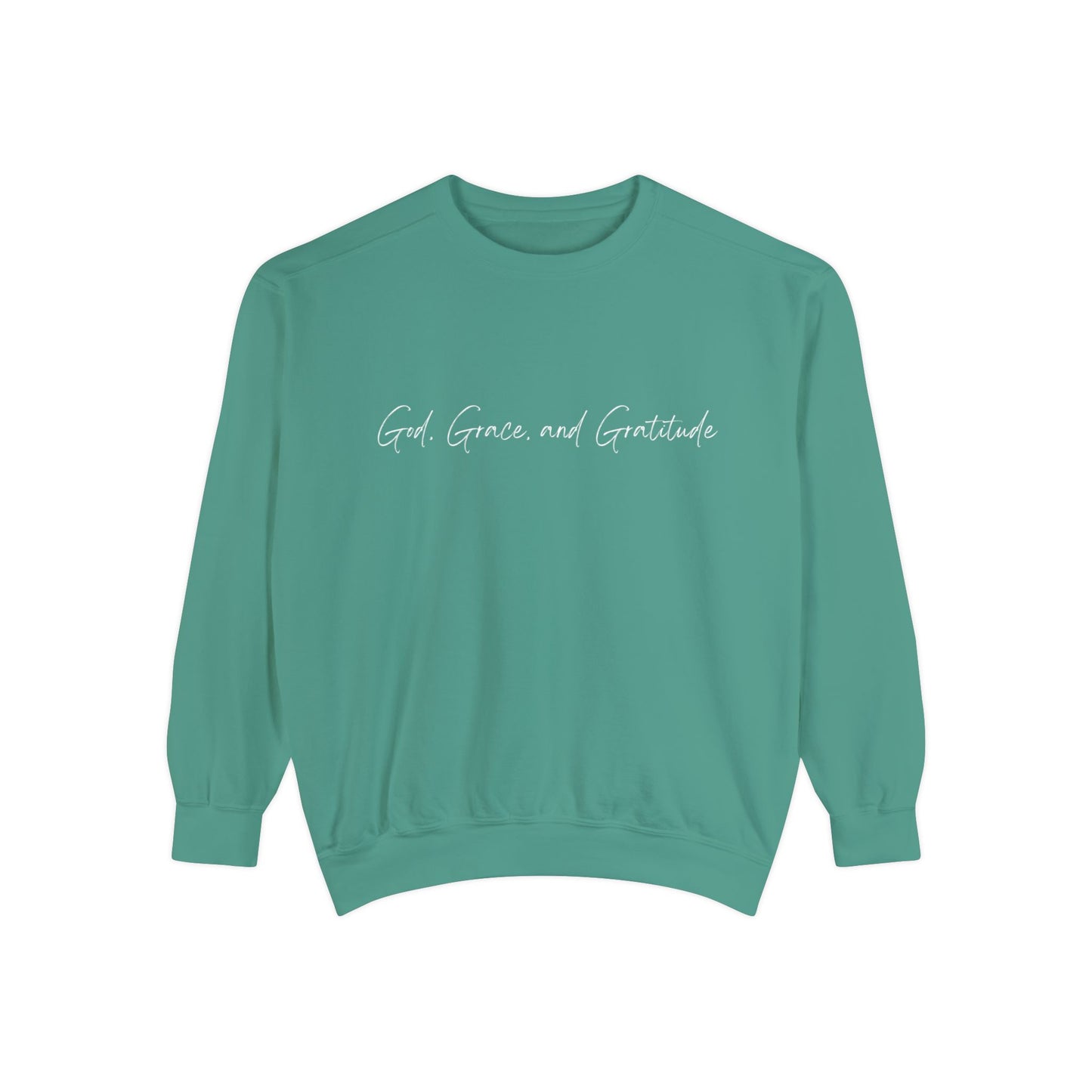 Ladies God, Grace, and Gratitude Sweatshirt
