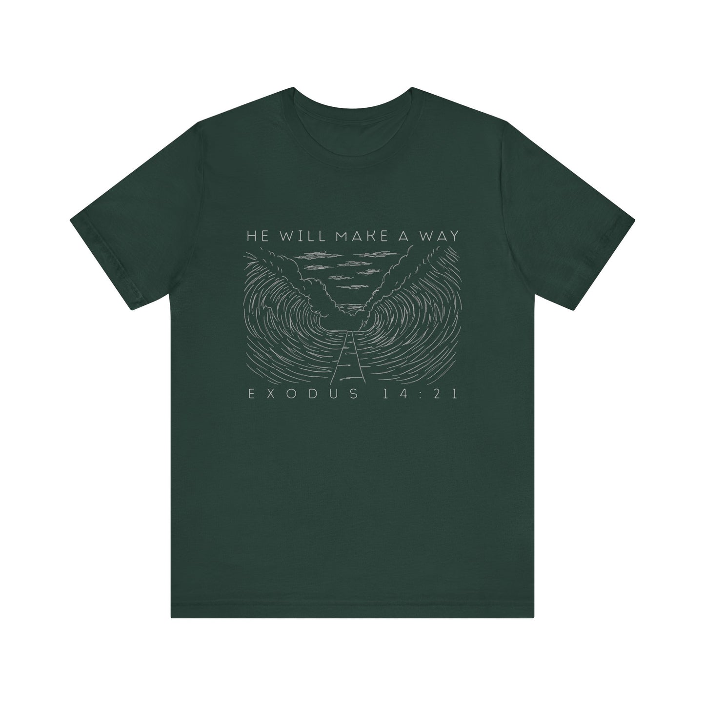 Mens He Will Make a Way Short Sleeve Tee