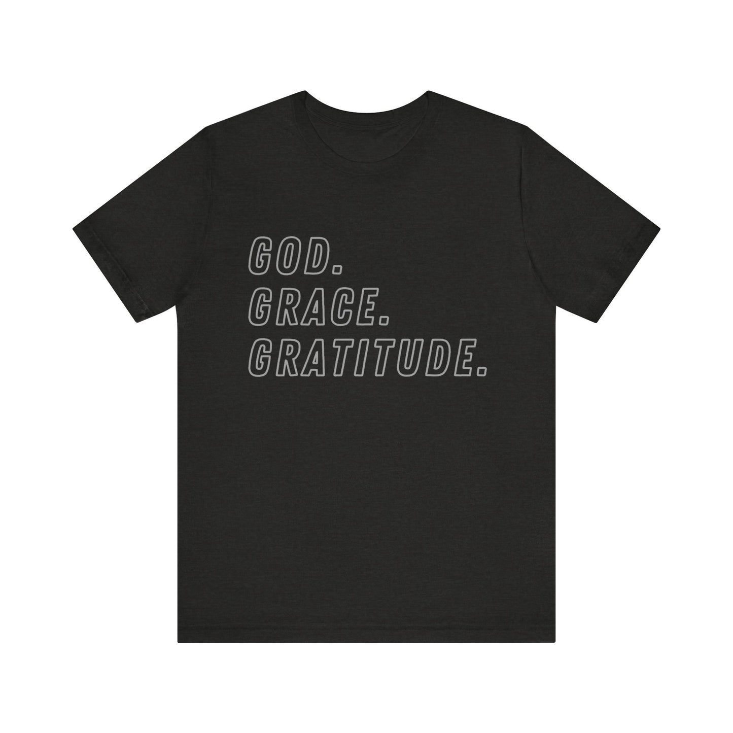 God Grace and Gratitude Jersey Short Sleeve Tee