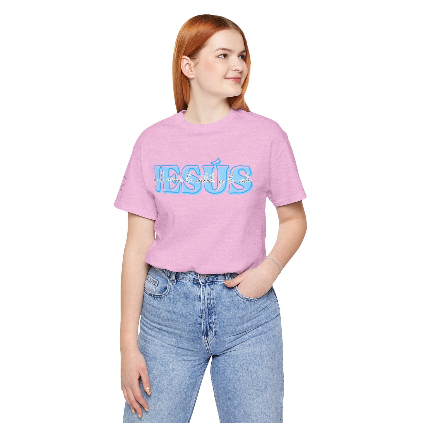 "Jesús es el camino, la verdad, y la vida" - Camiseta Adulto