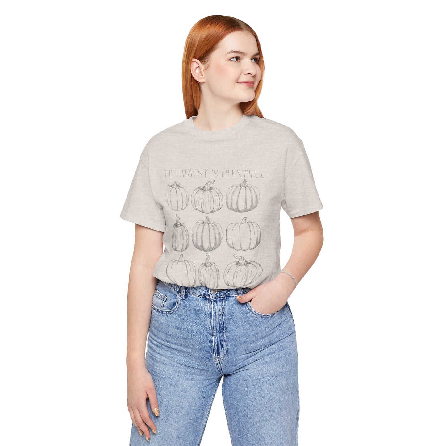 Ladies Harvest is Plentiful Jersey Short Sleeve Tee