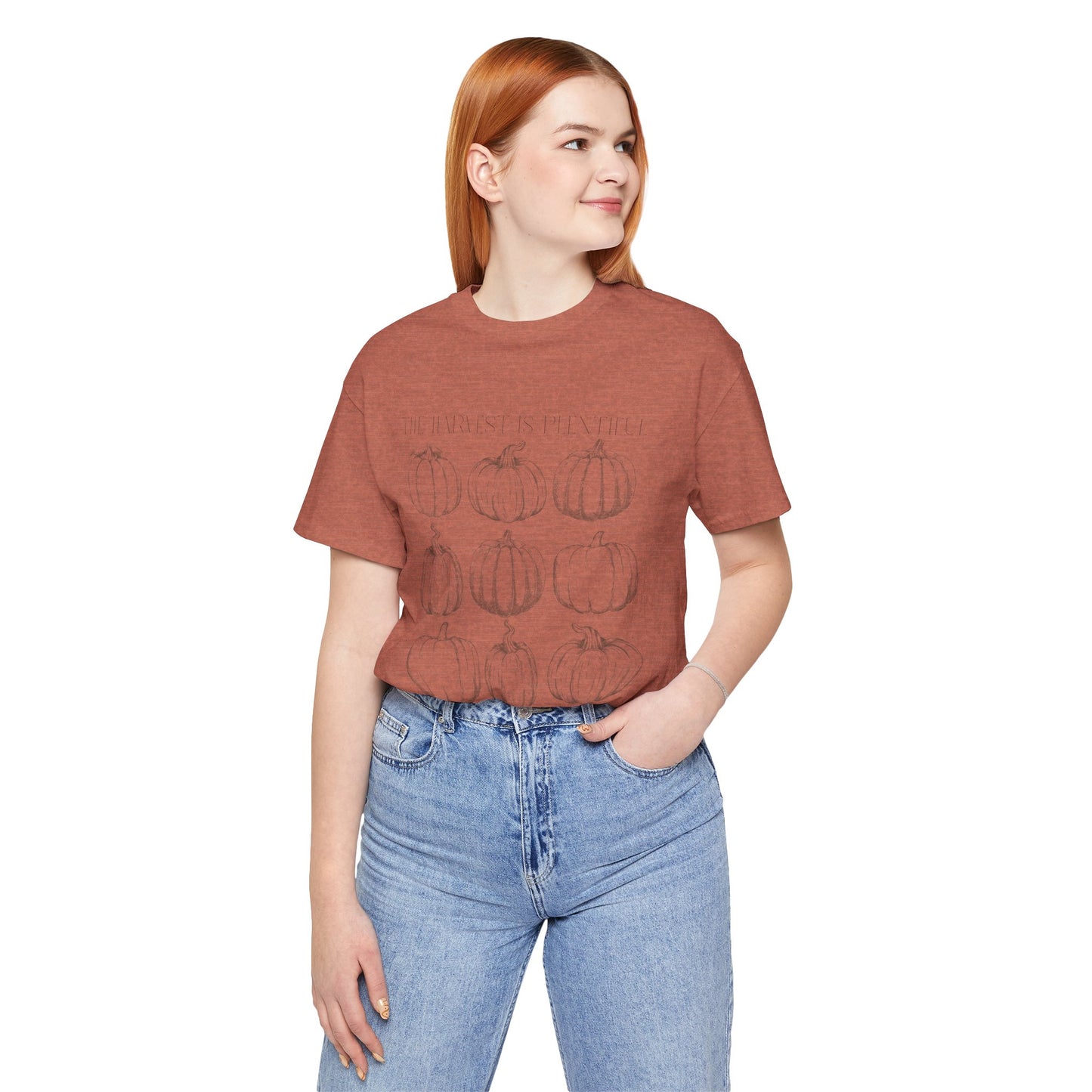 Ladies Harvest is Plentiful Jersey Short Sleeve Tee