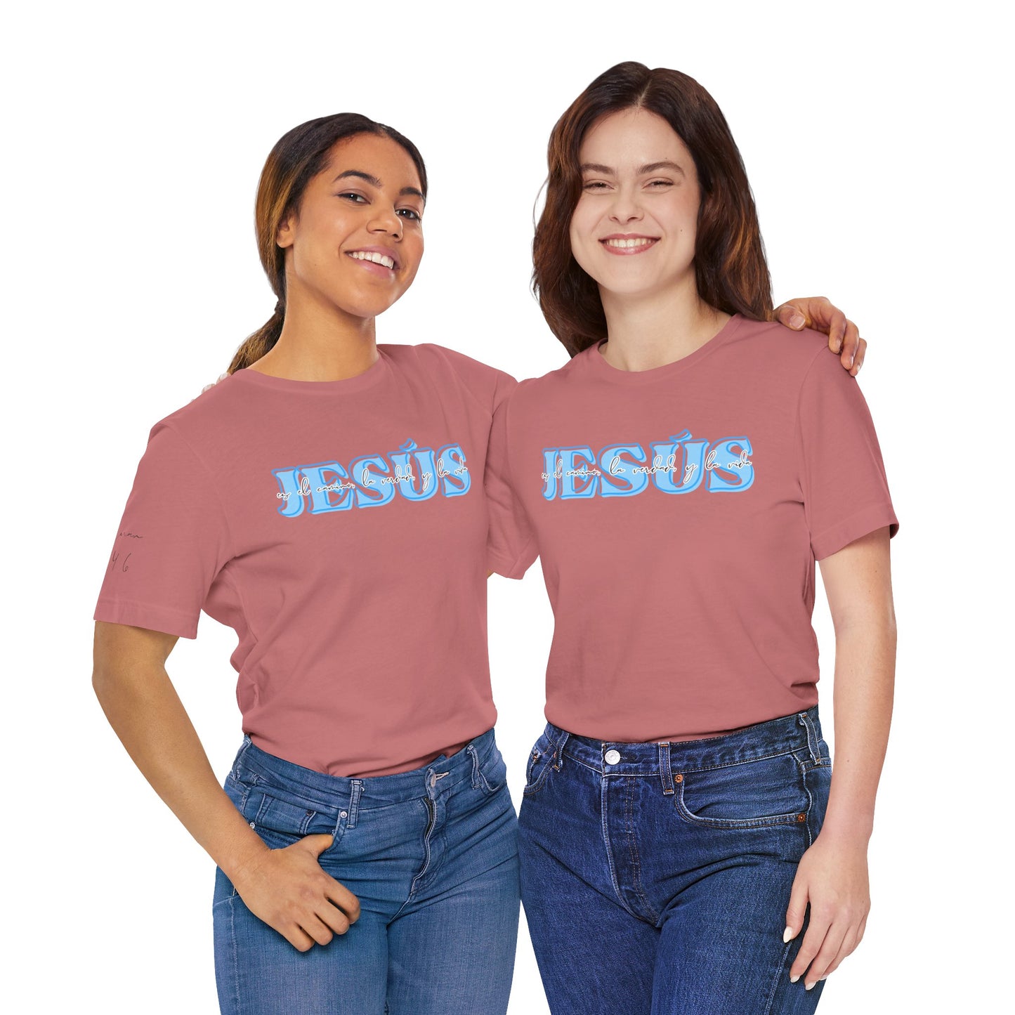 "Jesús es el camino, la verdad, y la vida" - Camiseta Adulto