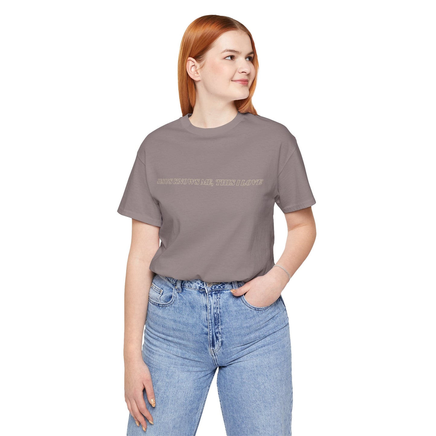Jesus Knows Me, This I Love Jersey Short Sleeve Tee
