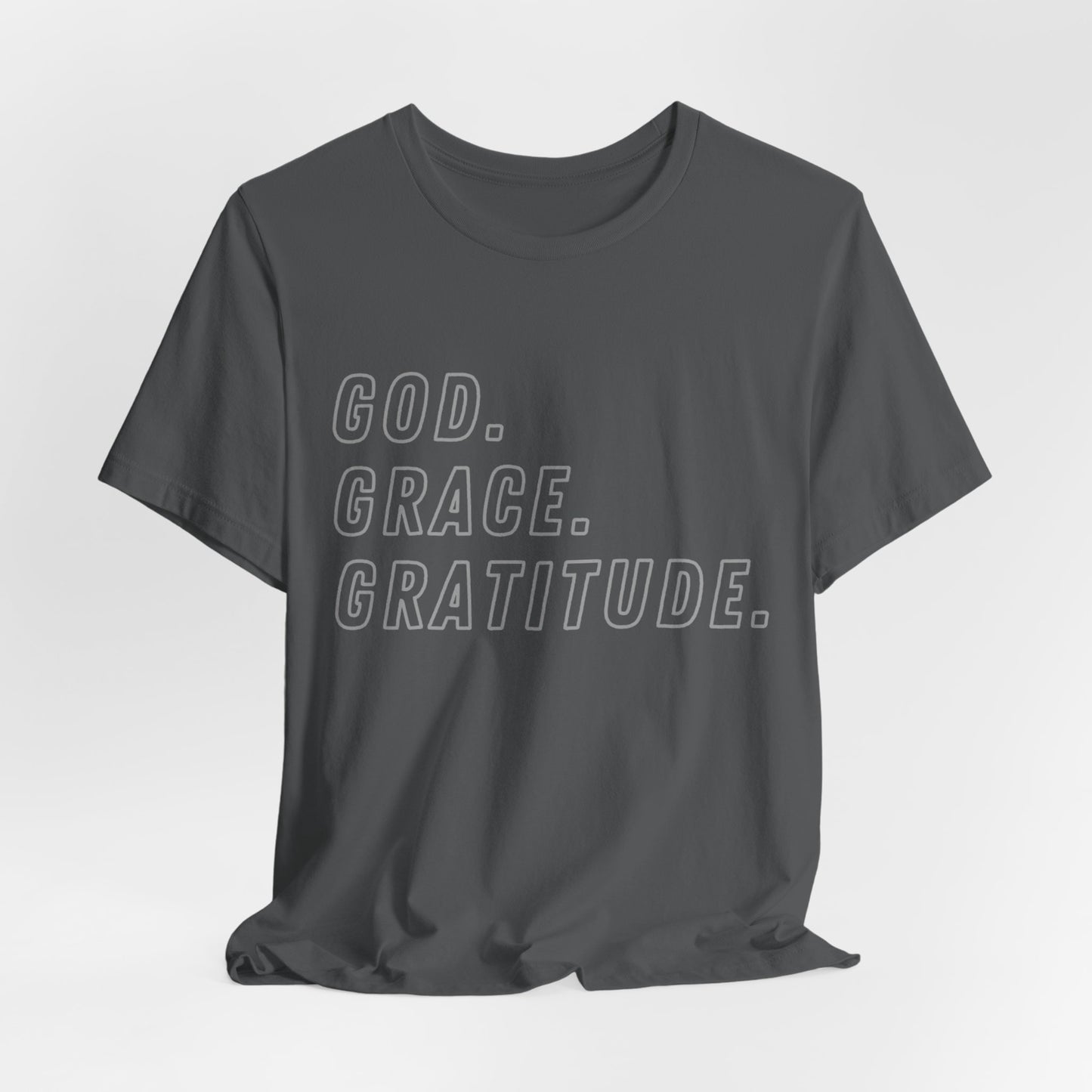 God Grace and Gratitude Jersey Short Sleeve Tee