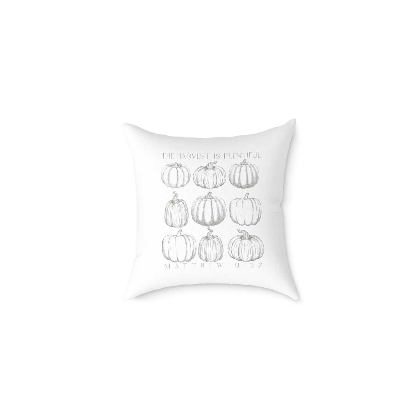 Cozy Pumpkin Harvest is Plentiful Throw Pillow