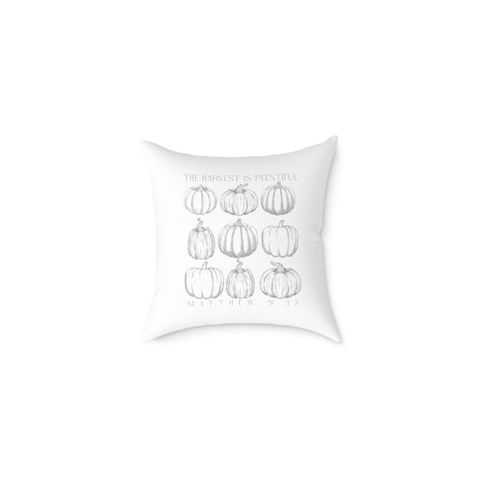 Cozy Pumpkin Harvest is Plentiful Throw Pillow