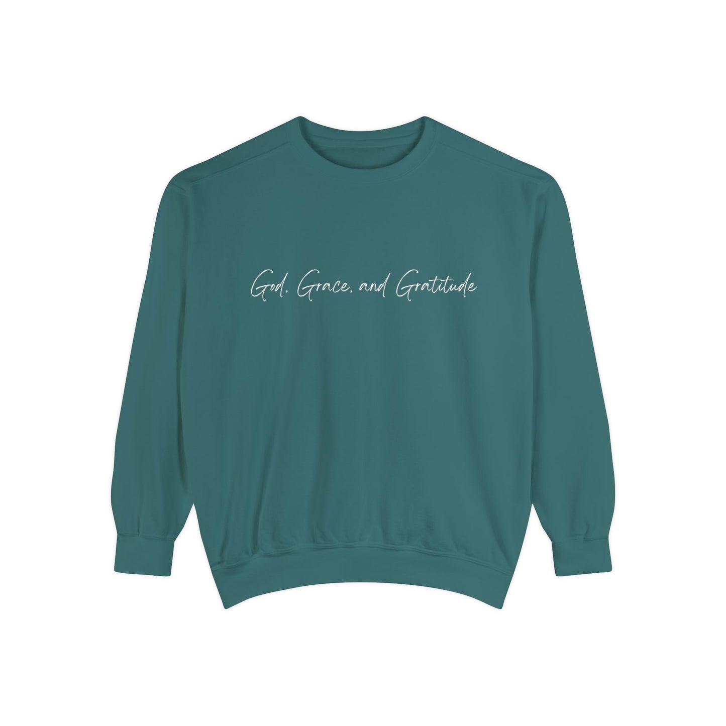 Ladies God, Grace, and Gratitude Sweatshirt