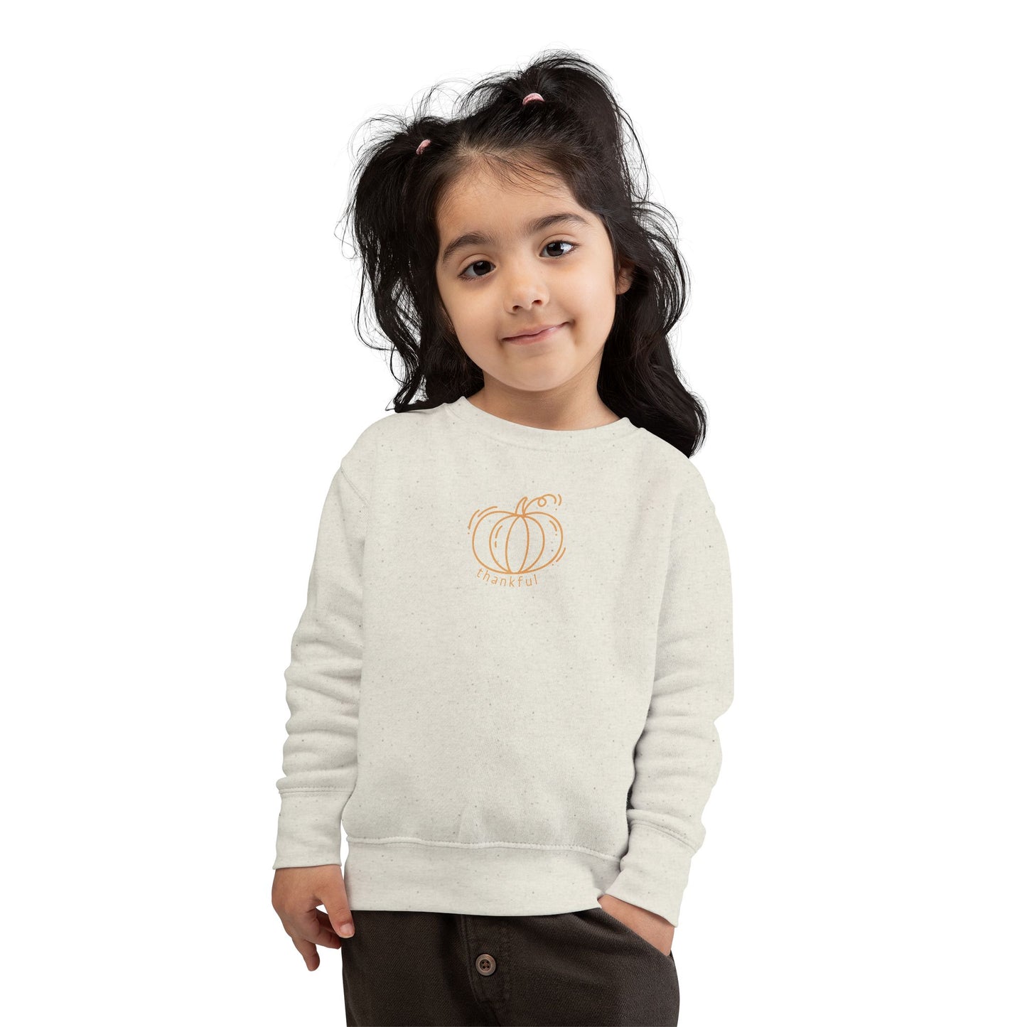 Thankful Pumpkin Toddler Sweatshirt