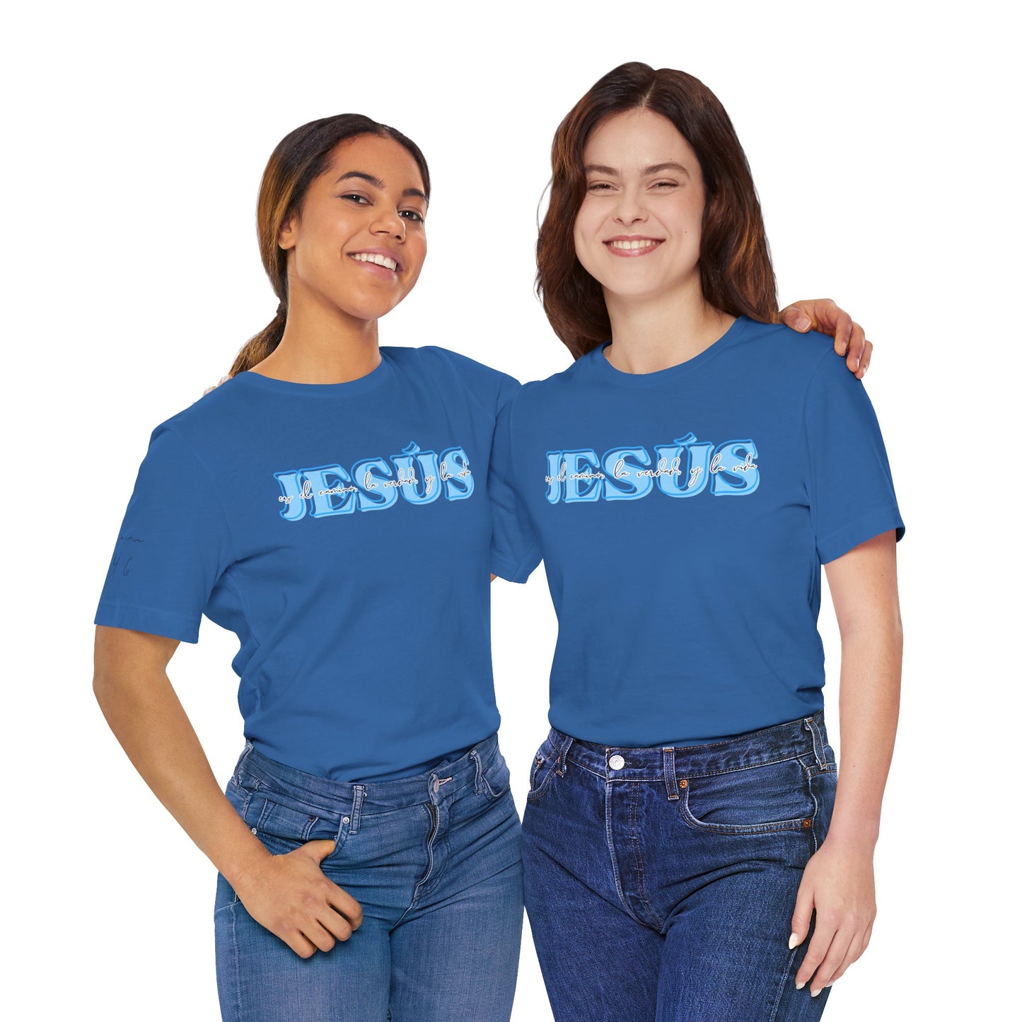 "Jesús es el camino, la verdad, y la vida" - Camiseta Adulto