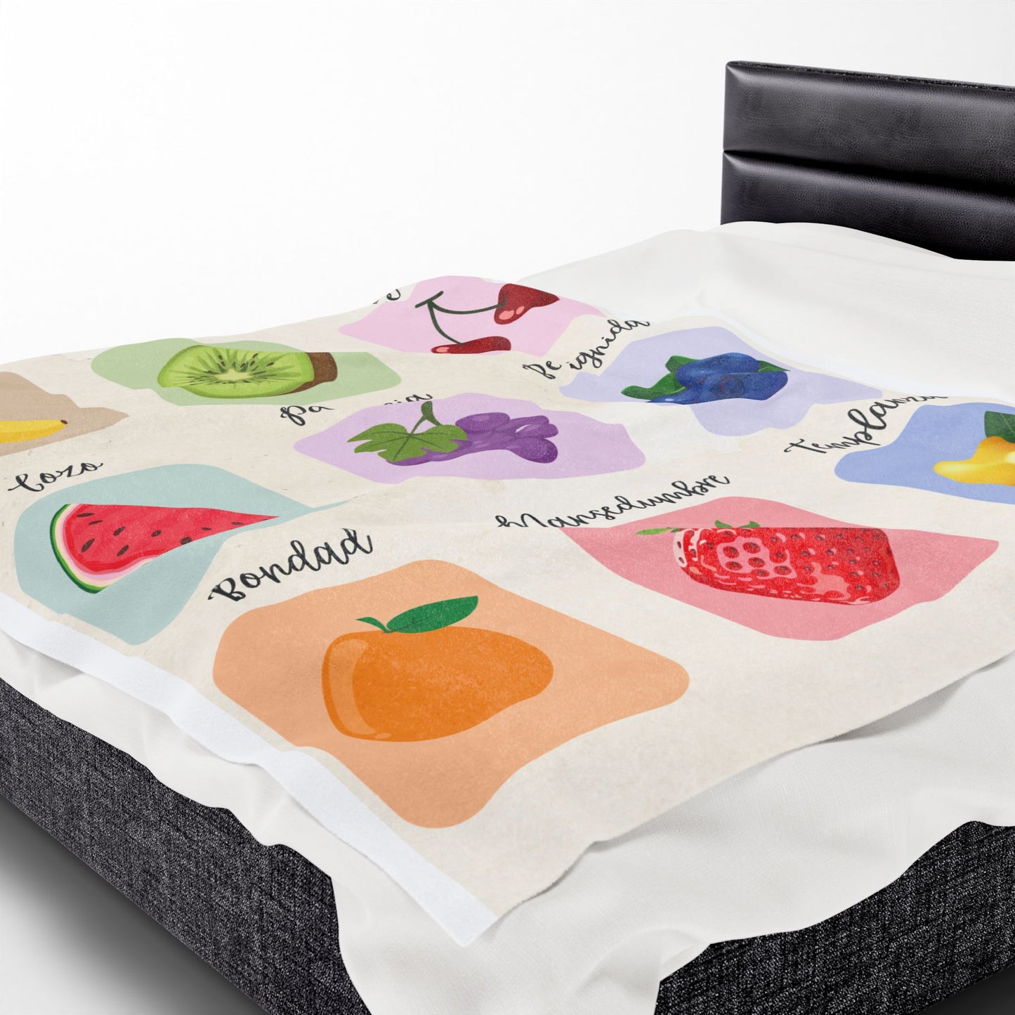 El Fruto del Espíritu- Velveteen Plush Blanket