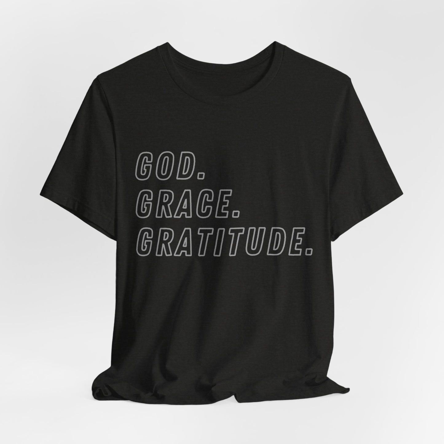 God Grace and Gratitude Jersey Short Sleeve Tee