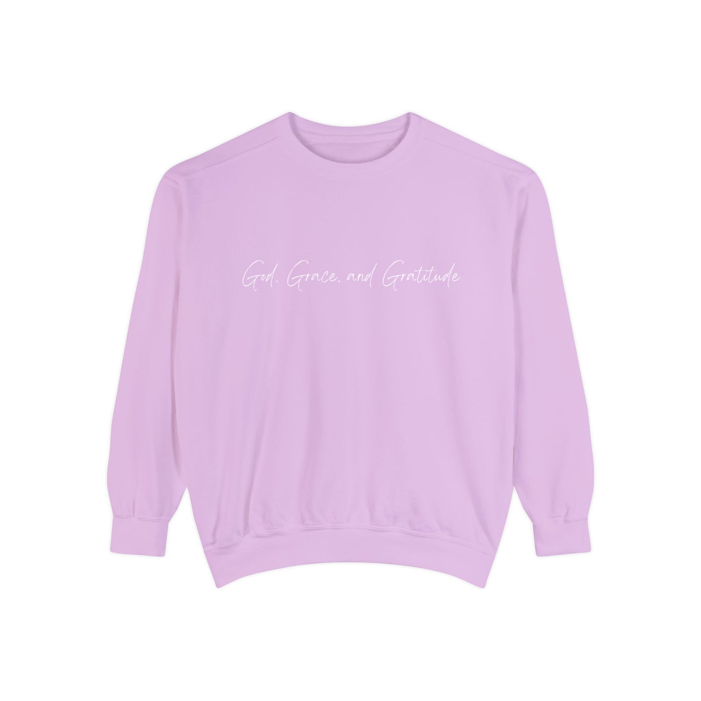 Ladies God, Grace, and Gratitude Sweatshirt