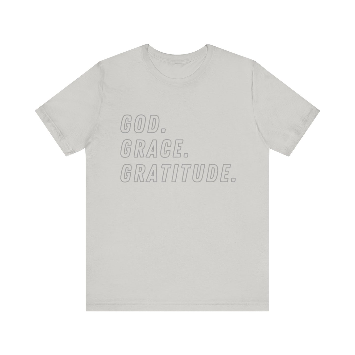 God Grace and Gratitude Jersey Short Sleeve Tee