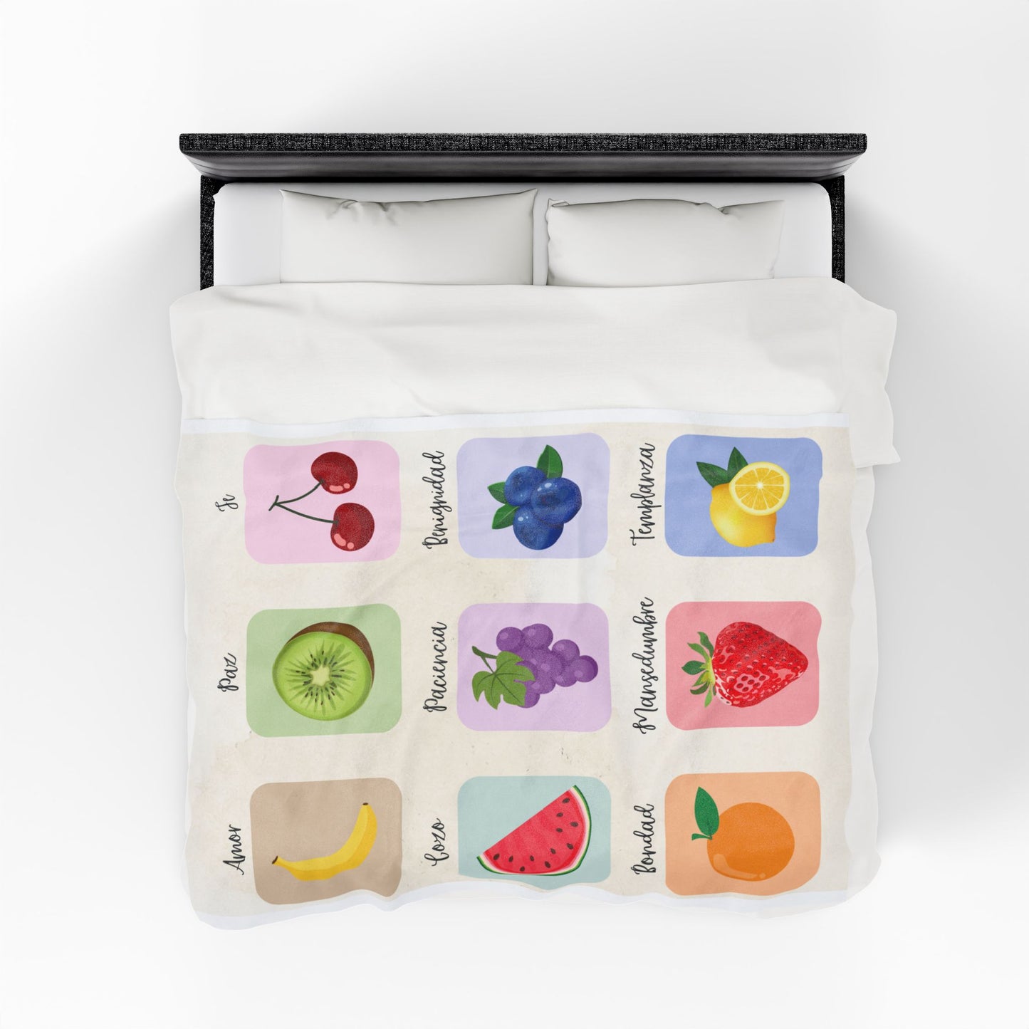 El Fruto del Espíritu- Velveteen Plush Blanket