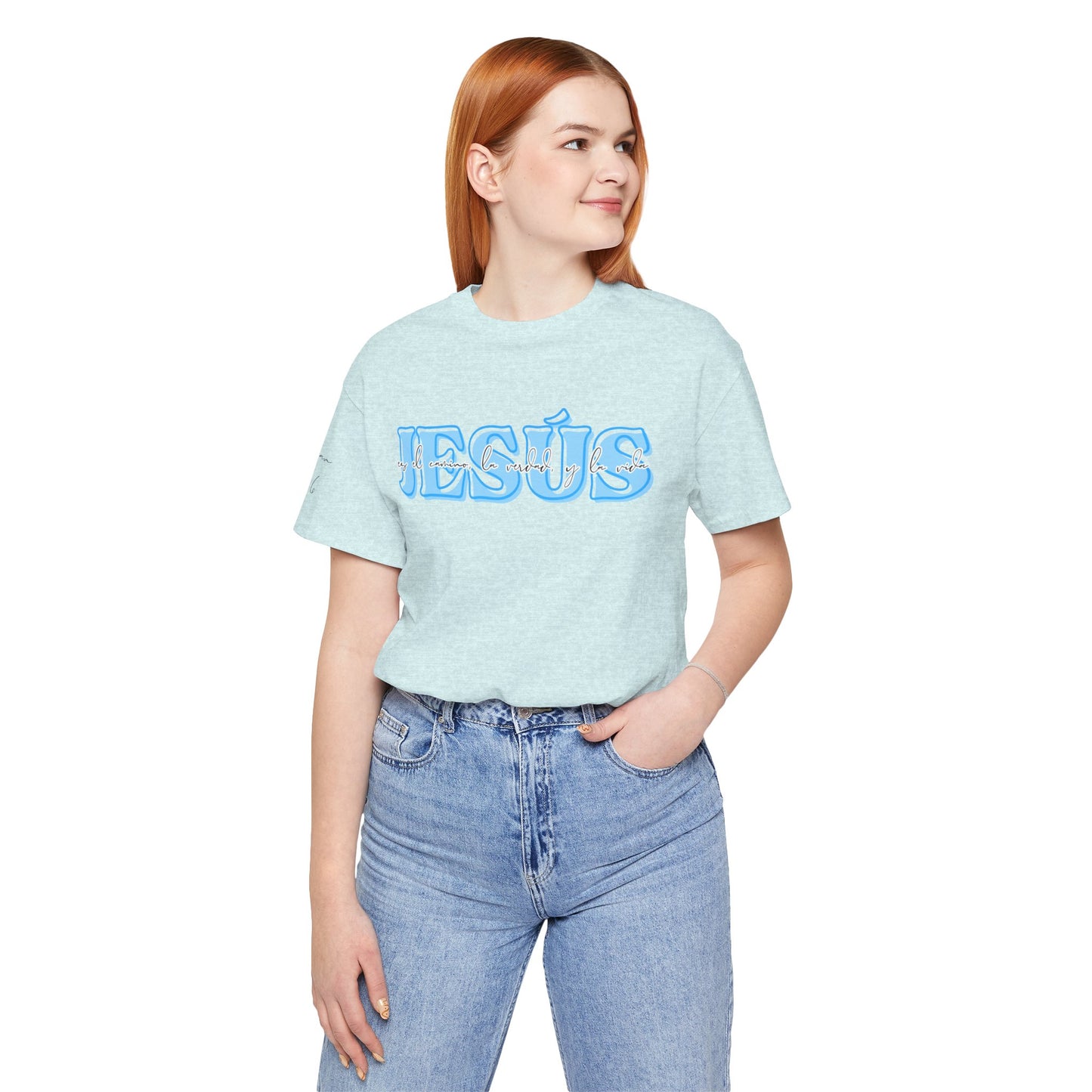 "Jesús es el camino, la verdad, y la vida" - Camiseta Adulto