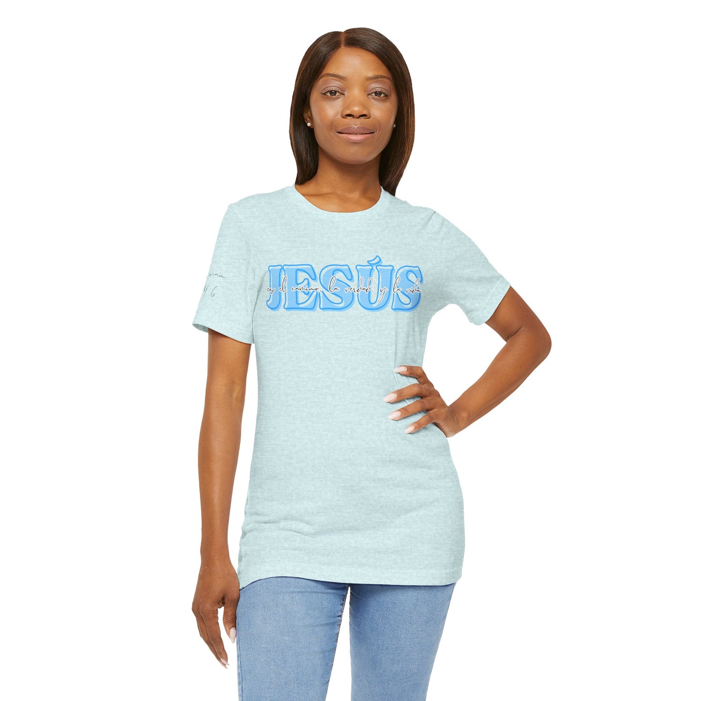 "Jesús es el camino, la verdad, y la vida" - Camiseta Adulto