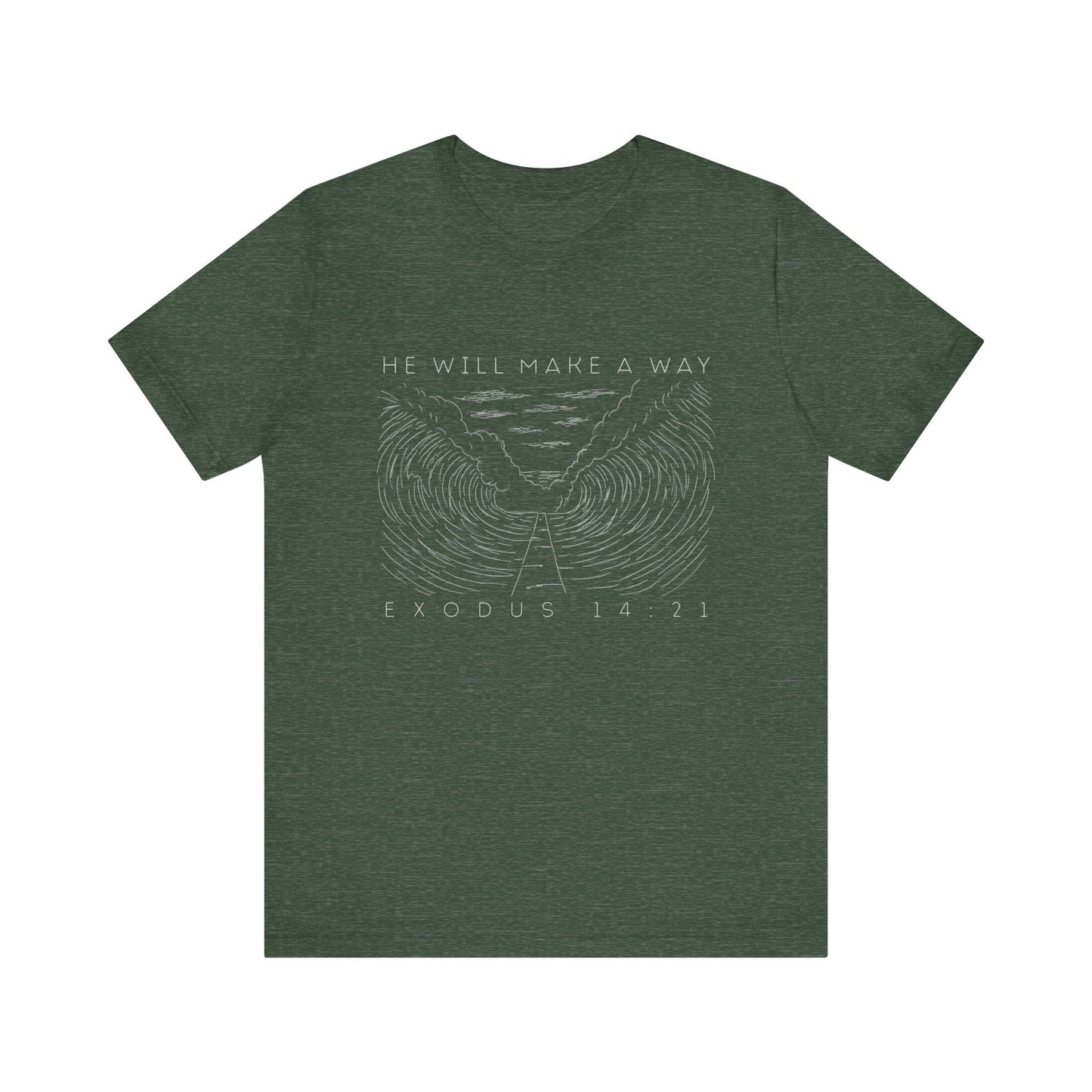 Mens He Will Make a Way Short Sleeve Tee