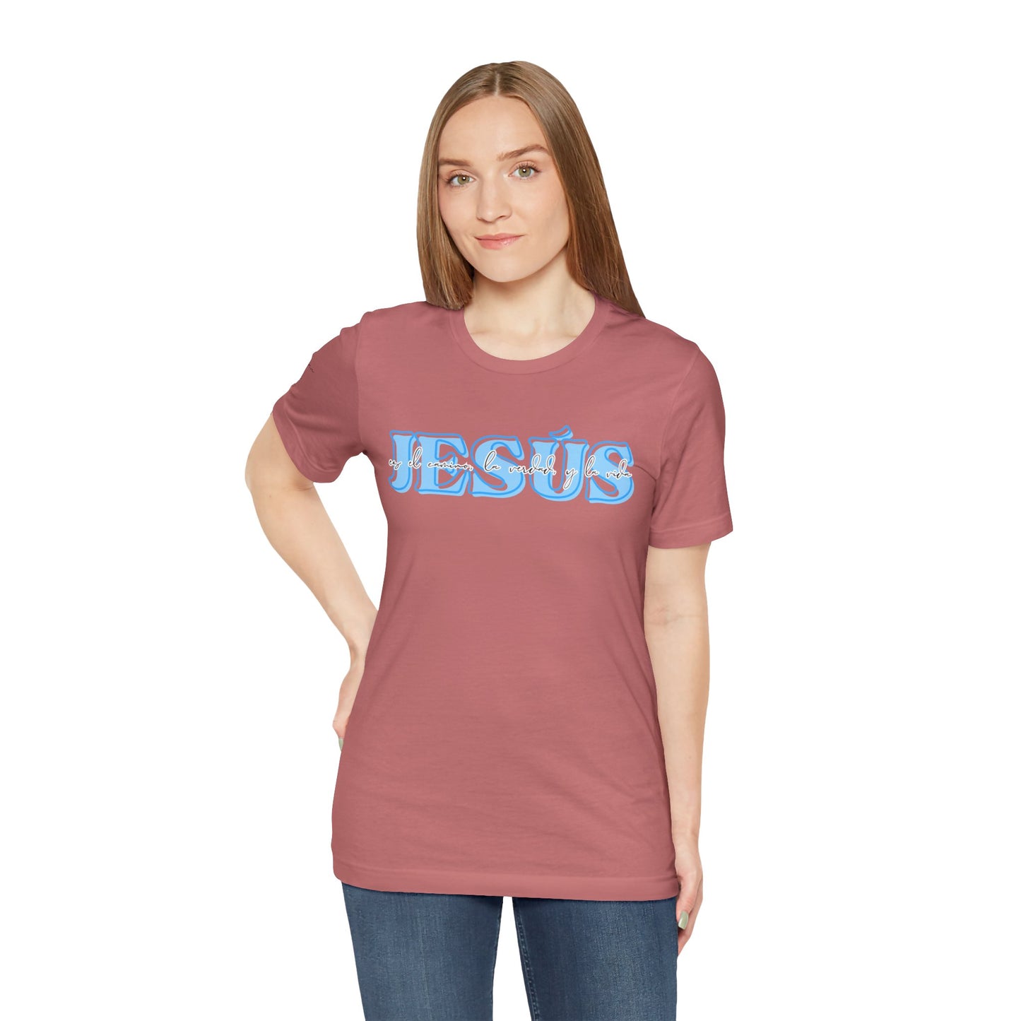 "Jesús es el camino, la verdad, y la vida" - Camiseta Adulto
