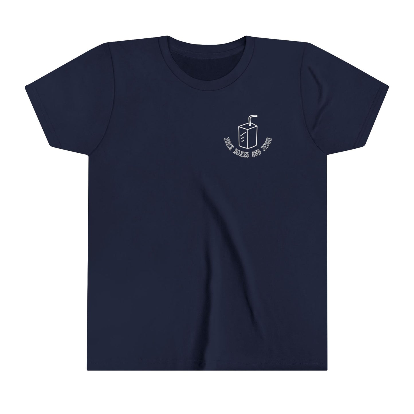 Unisex Youth Juice Boxes and Jesus Short Sleeve Tee