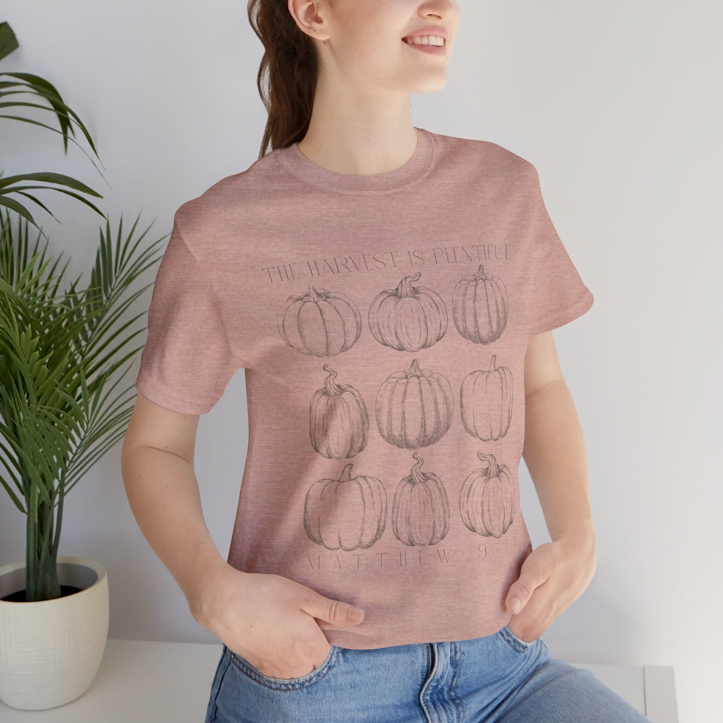 Ladies Harvest is Plentiful Jersey Short Sleeve Tee