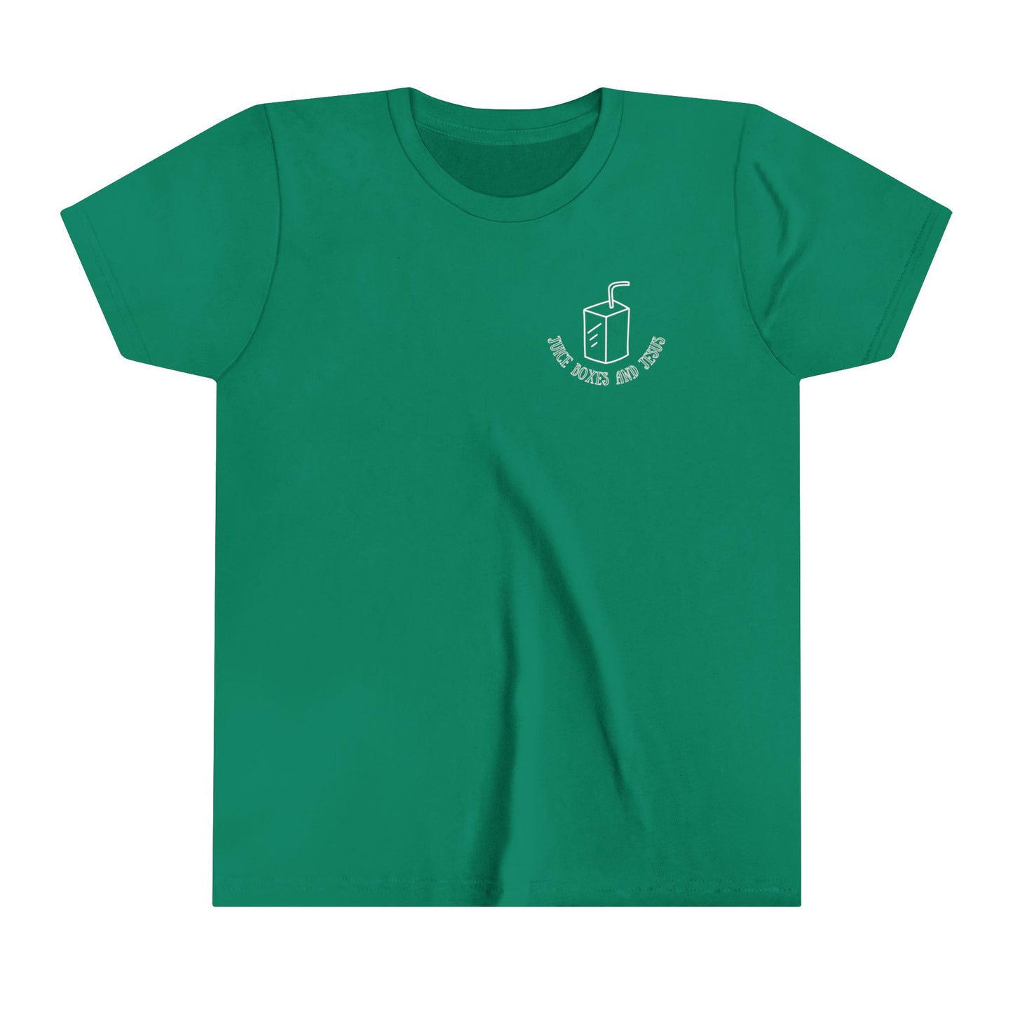 Unisex Youth Juice Boxes and Jesus Short Sleeve Tee