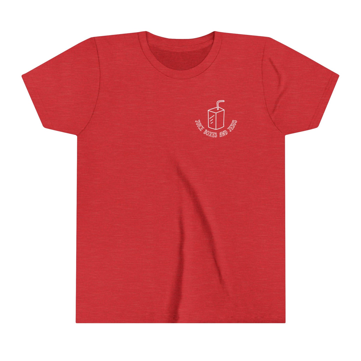 Unisex Youth Juice Boxes and Jesus Short Sleeve Tee