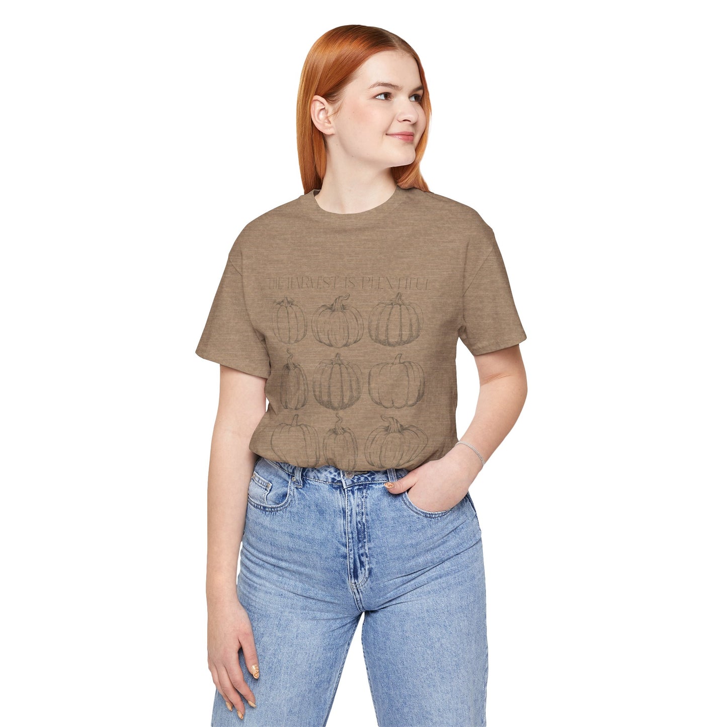 Ladies Harvest is Plentiful Jersey Short Sleeve Tee