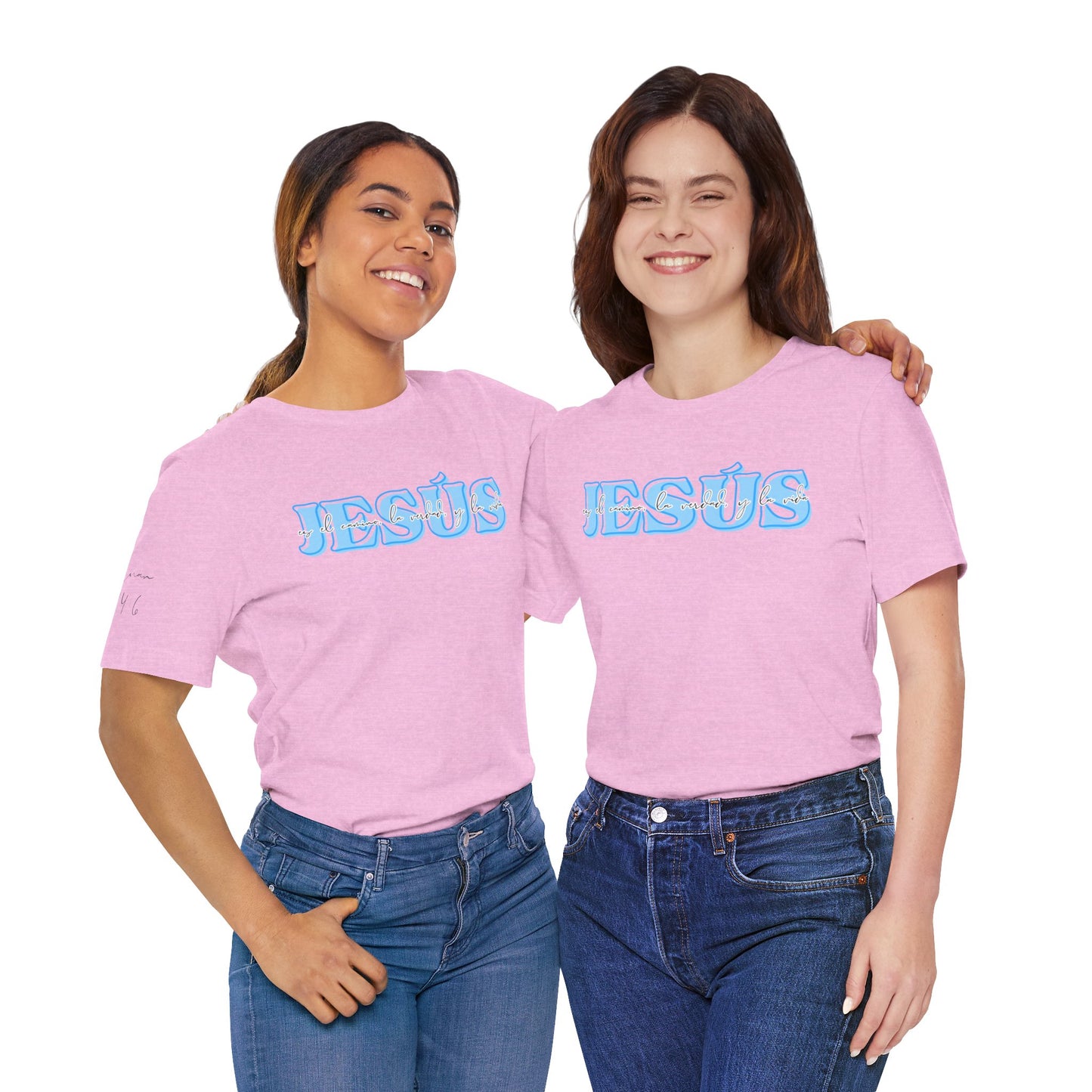 "Jesús es el camino, la verdad, y la vida" - Camiseta Adulto