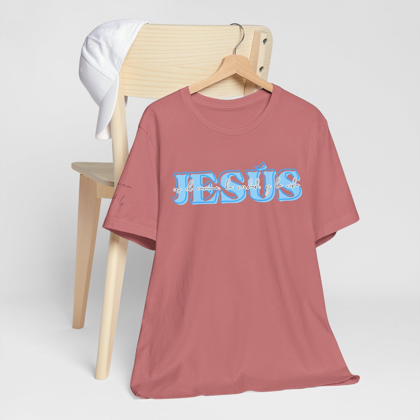 "Jesús es el camino, la verdad, y la vida" - Camiseta Adulto