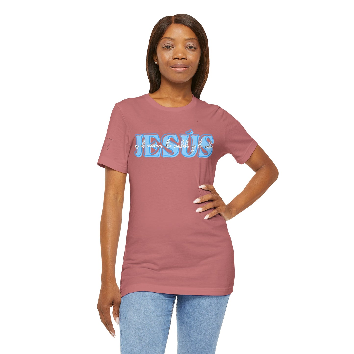 "Jesús es el camino, la verdad, y la vida" - Camiseta Adulto
