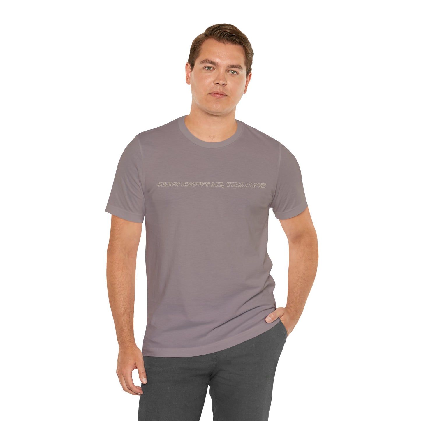 Jesus Knows Me, This I Love Jersey Short Sleeve Tee