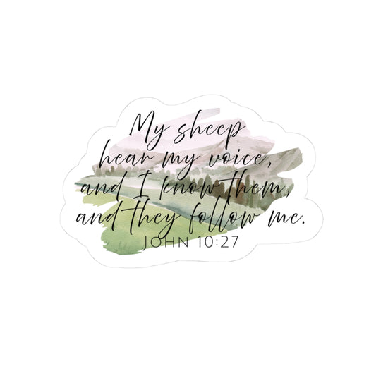 My Sheep Hear My Voice Sticker