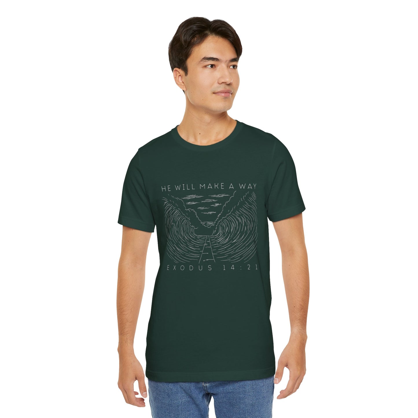 Mens He Will Make a Way Short Sleeve Tee