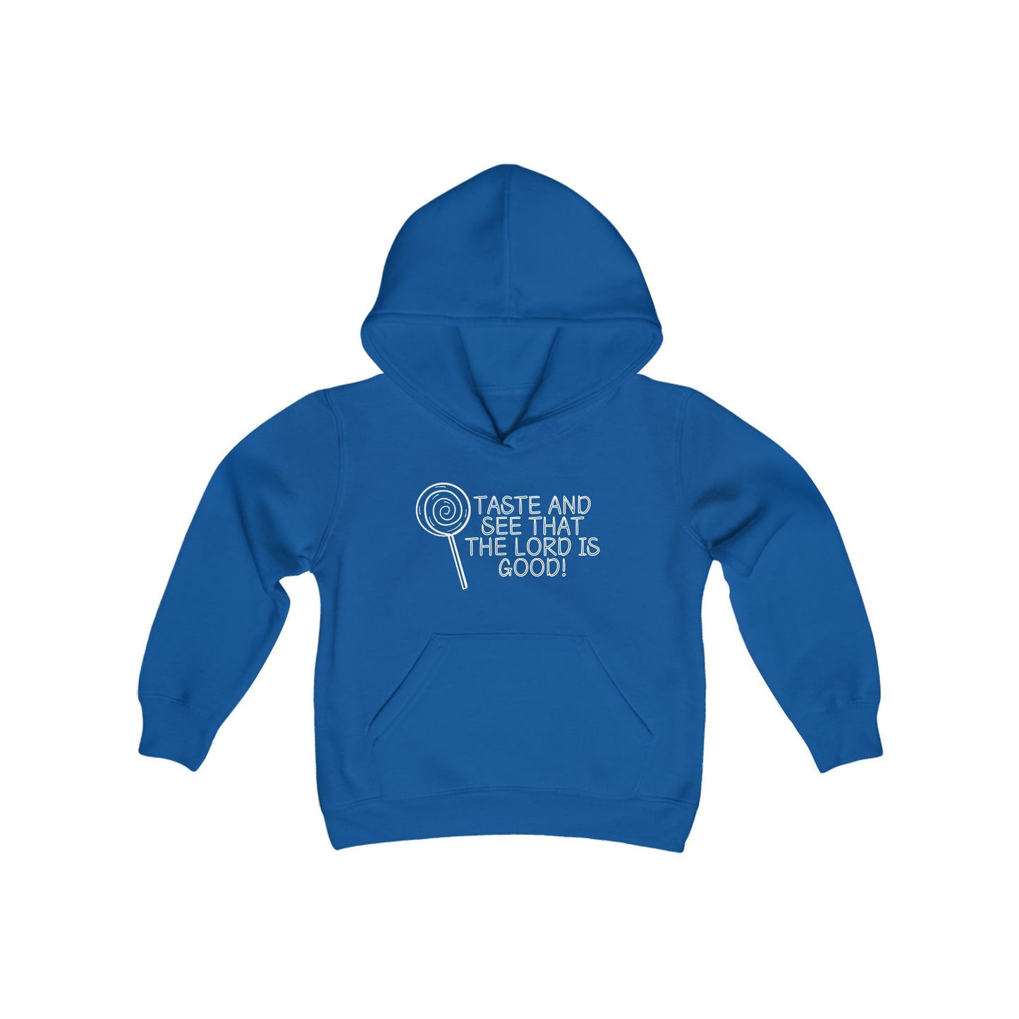 Unisex Youth Taste and See Heavy Blend Hooded Sweatshirt