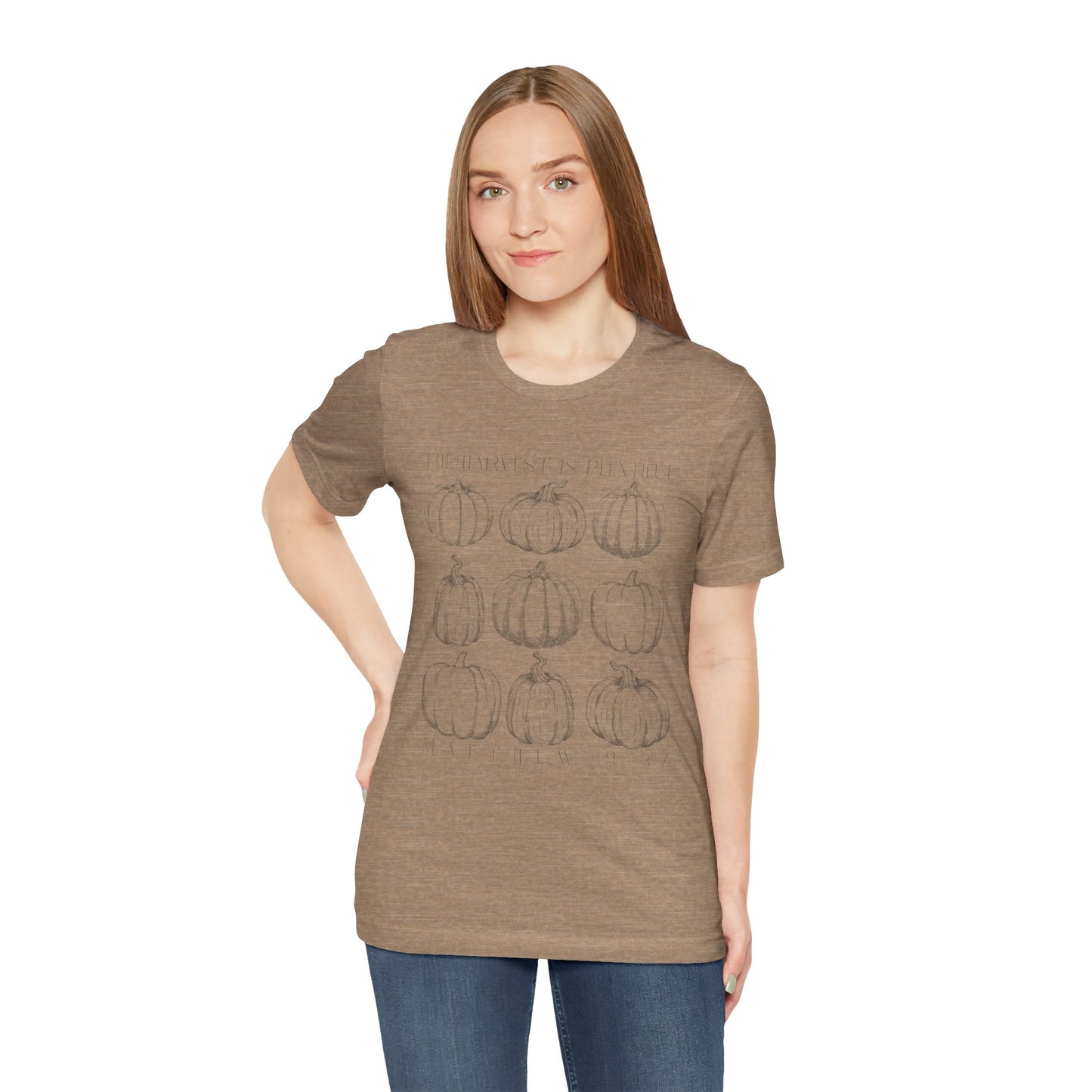Ladies Harvest is Plentiful Jersey Short Sleeve Tee