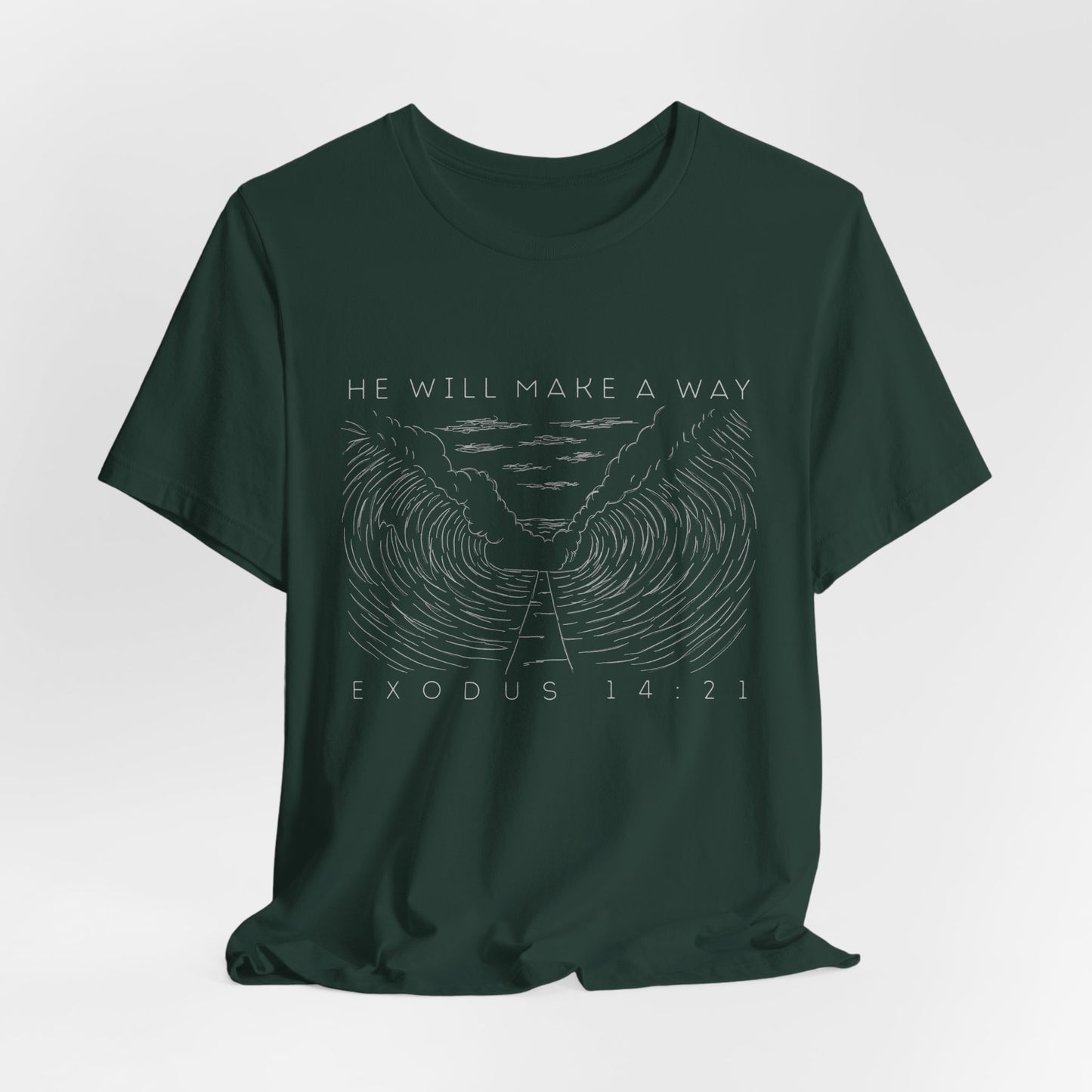 Mens He Will Make a Way Short Sleeve Tee