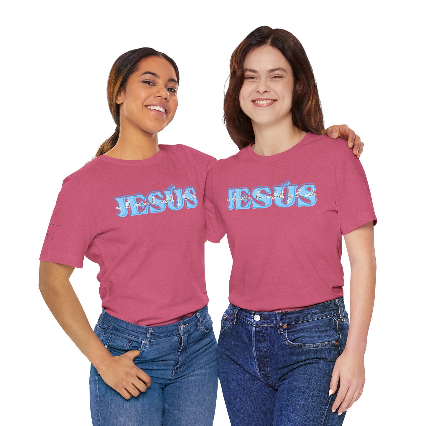 "Jesús es el camino, la verdad, y la vida" - Camiseta Adulto