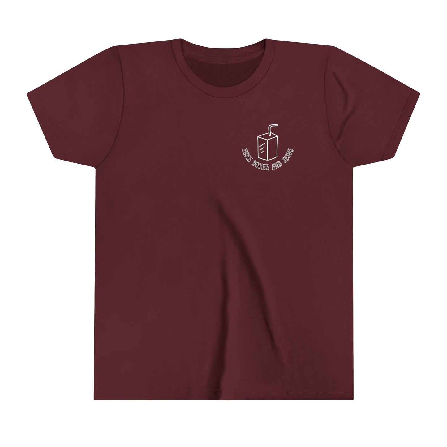 Unisex Youth Juice Boxes and Jesus Short Sleeve Tee